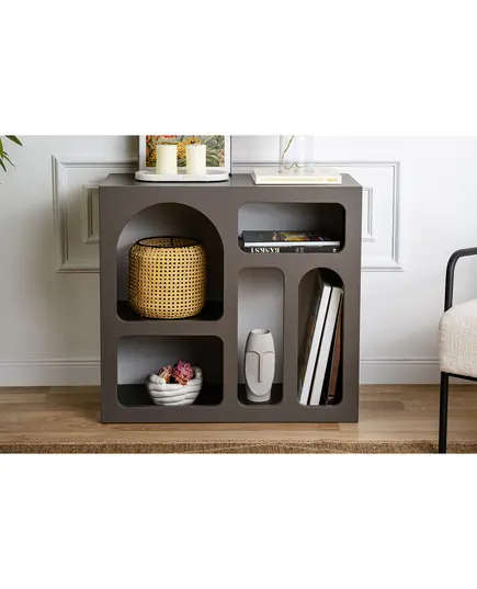 Lessa Anthracite Console 22 x 32 x 80 cm - Wholesale - Black - Sunroyal Concept TijaraHub