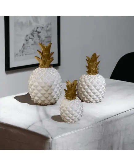 Pineapple Set - Different Colors - Wholesale Luxe Craft - Elegant Home & Garden Décor - Kvell Masterpiece​ - TijaraHub