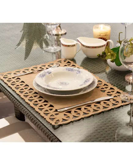 ​مفارش طاولة من الجلد الصناعي مقاس 33 × 46 سم - بالجملة - مستلزمات منزلية - للمطاعم - DERIVER​ تجارة هب