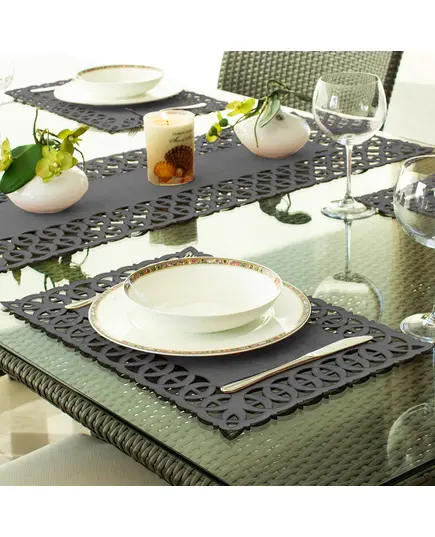 Moonlight Faux Leather Placemat 33 x 46 cm - Buy in Bulk - Home Supplies - DERİVER - Tijarahub