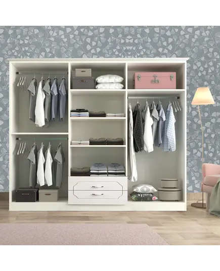 Zenio Linda 6 Door 2 Drawer Wardrobe – Bulk – Turkish Furniture – Zenio Mobilya. TijaraHub!