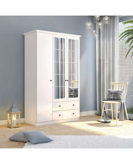 Zenio Patara 3 Door 2 Drawer Wardrobe – Bulk – Turkish Furniture – Zenio Mobilya. TijaraHub!