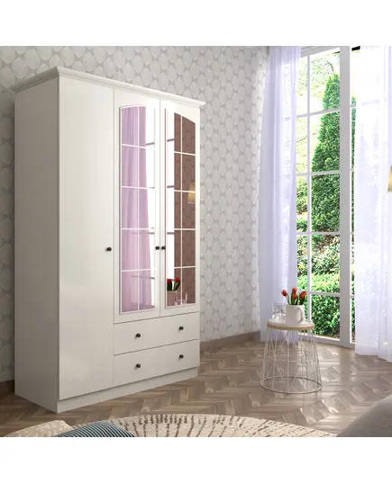 Zenio Rose 3 Door 2 Drawer Wardrobe – Bulk – Turkish Furniture – Zenio Mobilya. TijaraHub!