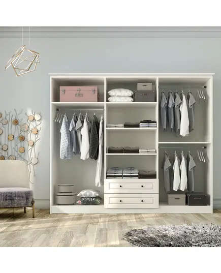 Zenio Assos Diamond 6 Door 2 Drawer Wardrobe – Bulk – Turkish Furniture – Zenio Mobilya. TijaraHub!