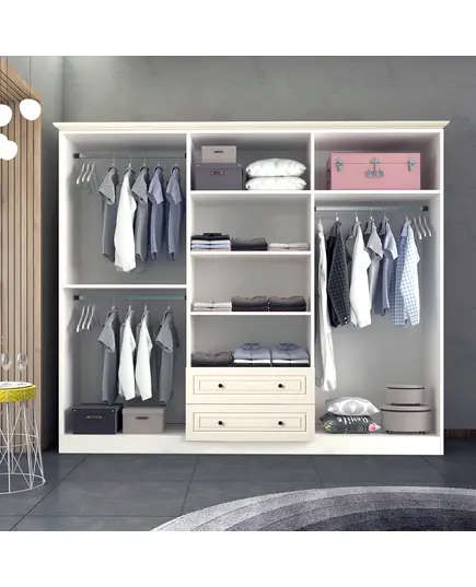 Zenio Olimpos 6 Door 2 Drawer Wardrobe – Bulk – Turkish Furniture – Zenio Mobilya. TijaraHub!