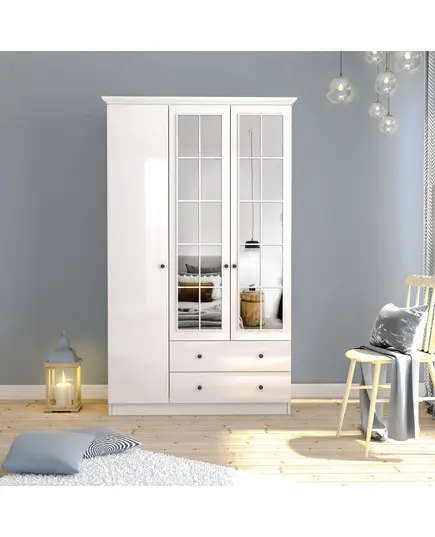 Zenio Patara 3 Door 2 Drawer Wardrobe – Bulk – Turkish Furniture – Zenio Mobilya. TijaraHub!