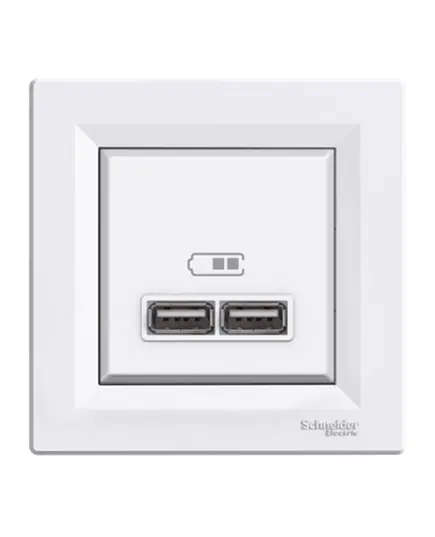 Asfora 2 USB Type-A 2.1A - Wholesale - Electric Supplies - Schneider TijaraHub