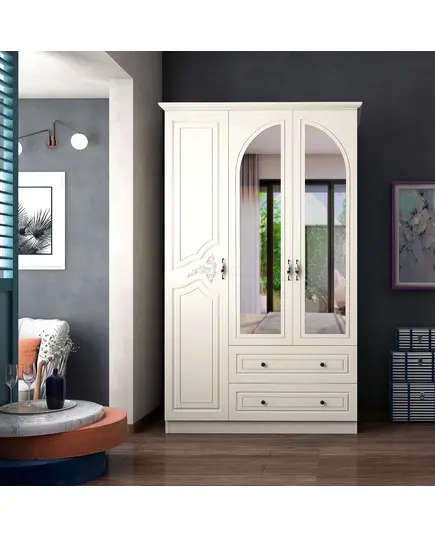 Zenio Olimpos 3 Door 2 Drawer Wardrobe – Bulk – Turkish Furniture – Zenio Mobilya. TijaraHub!