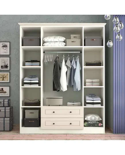 Zenio Assos 4 Door 2 Drawer Wardrobe – Bulk – Turkish Furniture – Zenio Mobilya. TijaraHub!