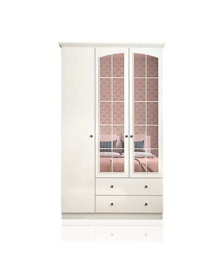 Zenio Rose 3 Door 2 Drawer Wardrobe – Bulk – Turkish Furniture – Zenio Mobilya. TijaraHub!