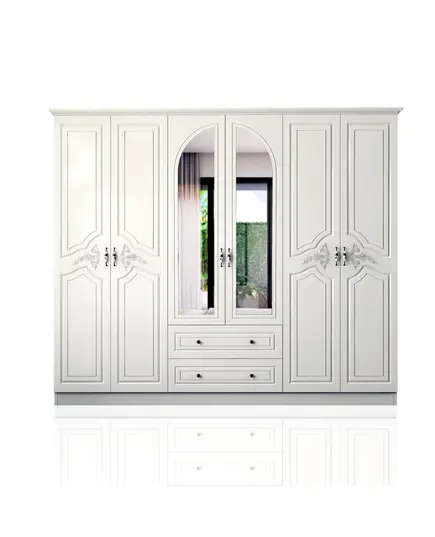 Zenio Olimpos 6 Door 2 Drawer Wardrobe – Bulk – Turkish Furniture – Zenio Mobilya. TijaraHub!