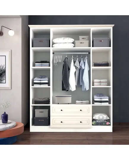 Zenio Olimpos 4 Door 2 Drawer Wardrobe – Bulk – Turkish Furniture – Zenio Mobilya. TijaraHub!