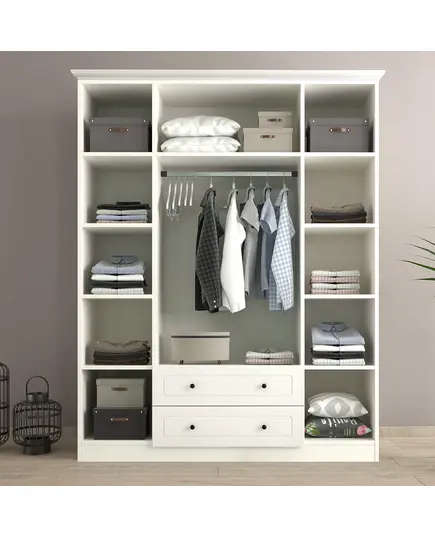 Zenio Efes 4 Door 2 Drawer Wardrobe – Bulk – Turkish Furniture – Zenio Mobilya. TijaraHub!