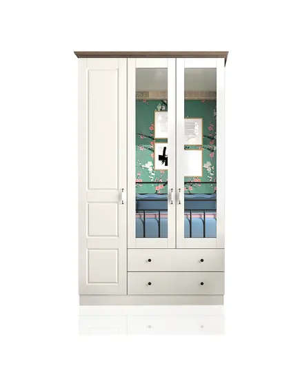 Zenio Klistra 3 Door 2 Drawer Wardrobe – Bulk – Turkish Furniture – Zenio Mobilya. TijaraHub!