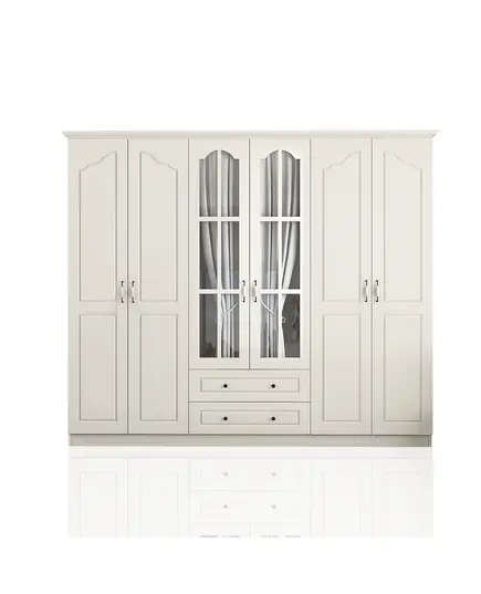 Zenio Assos 6 Door 2 Drawer Wardrobe – Bulk – Turkish Furniture – Zenio Mobilya. TijaraHub!