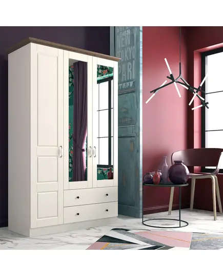 Zenio Klistra 3 Door 2 Drawer Wardrobe – Bulk – Turkish Furniture – Zenio Mobilya. TijaraHub!