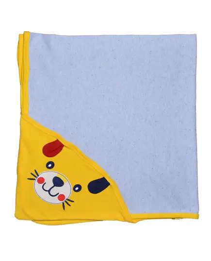 Contrast Baby Blanket - Soft Cotton Comfort, New Baby's Clothing - B2B - Baby Shoora​ - TijaraHub