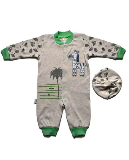 Kenya Baby Jumpsuit - Soft Cotton Comfort, Baby's Clothing - B2B - Baby Shoora​ - TijaraHub