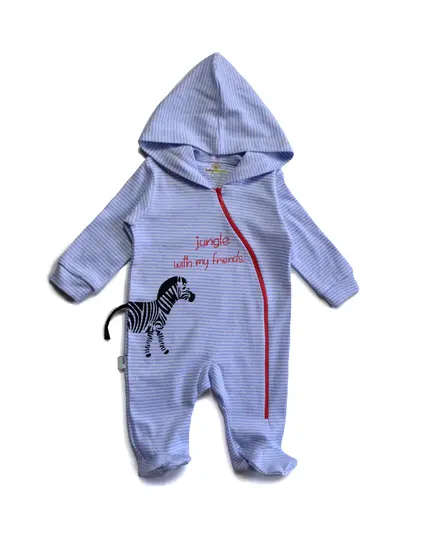 Zebra Baby Jumpsuit - Soft Cotton Comfort, Baby's Clothing - B2B - Baby Shoora​- TijaraHub
