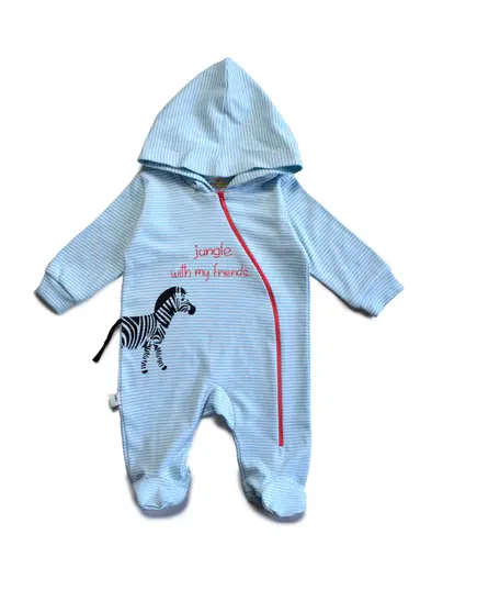 Zebra Baby Jumpsuit - Soft Cotton Comfort, Baby's Clothing - B2B - Baby Shoora​- TijaraHub