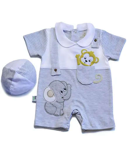 Monkey Baby Jumpsuit - Soft Cotton Comfort, Baby's Clothing - B2B - Baby Shoora​ - TijaraHub