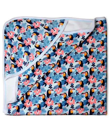 Flamingo Baby Blanket - Soft Cotton Comfort, New Baby's Blanket - B2B - Baby Shoora​ - TijaraHub