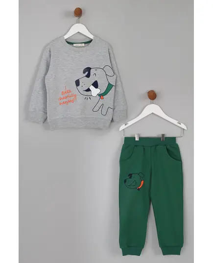 Boy's Sweat Shirt Printed Set Multicolored- Wholesale - Kids Clothing - Barmy Kids TijaraHub