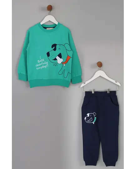 Boy's Sweat Shirt Printed Set Multicolored- Wholesale - Kids Clothing - Barmy Kids TijaraHub