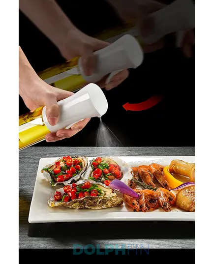 Olive Oil Spray, Polarized Spraying, Oil Sprayer For Air Fryer 300 ml - Wholesale - Home Appliance - Dolphin - Tijarahub