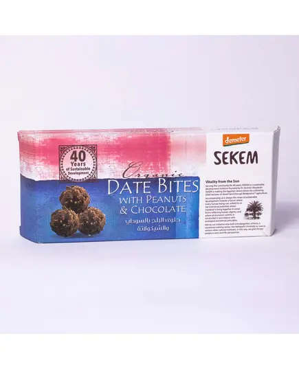 Date Bites with peanuts & chocolate - Dates - 100% Organic - Buy in Bulk - Sekem​ - TijaraHub