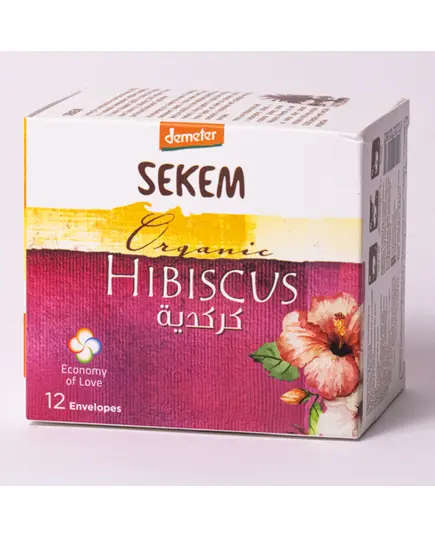 Hibiscus 12 Bags - Herbs - 100% Organic - Buy in Bulk - Sekem​ - TijaraHub