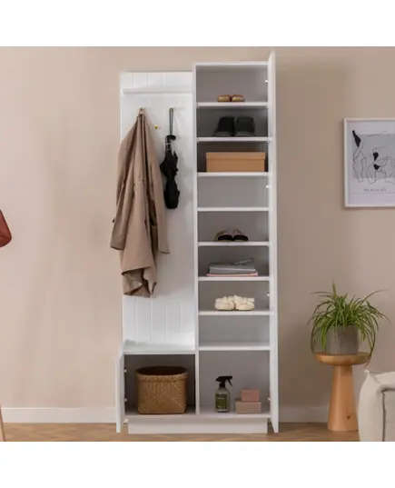 HENRY Mini Hallway Wardrobe - White – Buy in Bulk – Turkish Furniture – Zenio Mobilya​ - TijaraHub