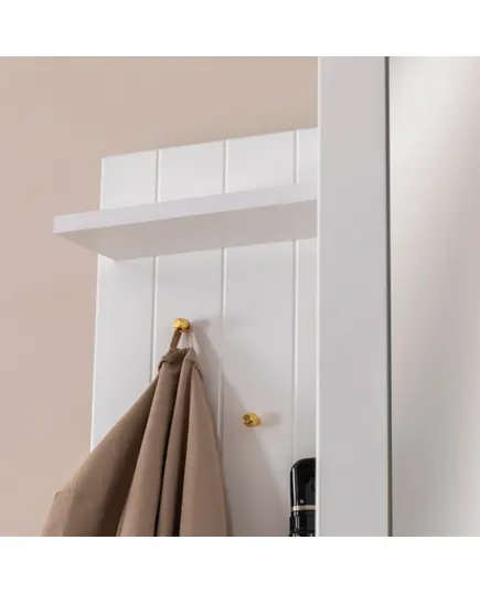 HENRY Mini Hallway Wardrobe - White – Buy in Bulk – Turkish Furniture – Zenio Mobilya​ - TijaraHub