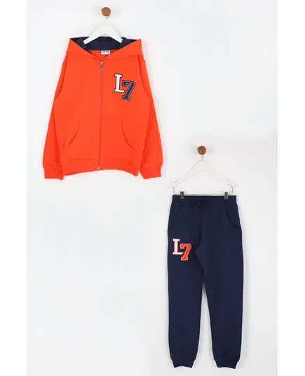 Boy's Track Suit L7 Embroidered Set Multicolored- Wholesale - Kids Clothing - Barmy Kids TijaraHub