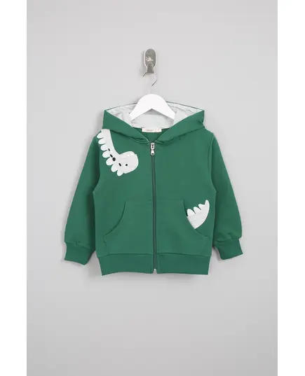 Boy's Cardigan Dinosaur Embroidered Multicolored- Wholesale - Kids Clothing - Barmy Kids TijaraHub