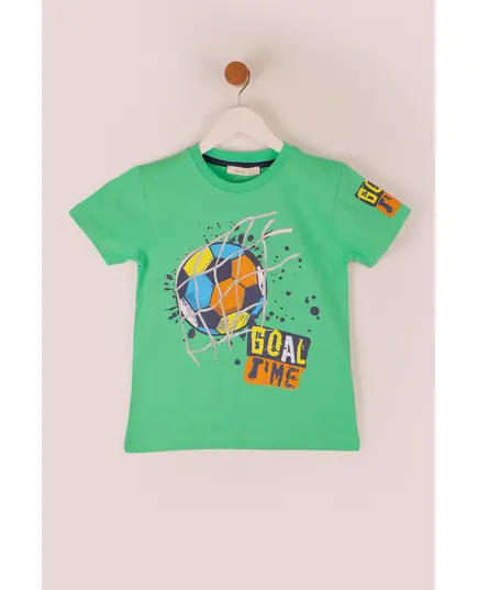 Boy's Sweat Shirt Goal Printed Multicolored- Wholesale - Kids Clothing - Barmy Kids TijaraHub