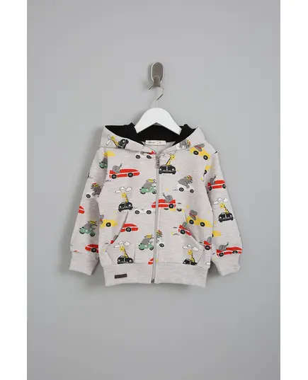 Boy's Cardigan Car Printed Multicolored- Wholesale - Kids Clothing - Barmy Kids TijaraHub