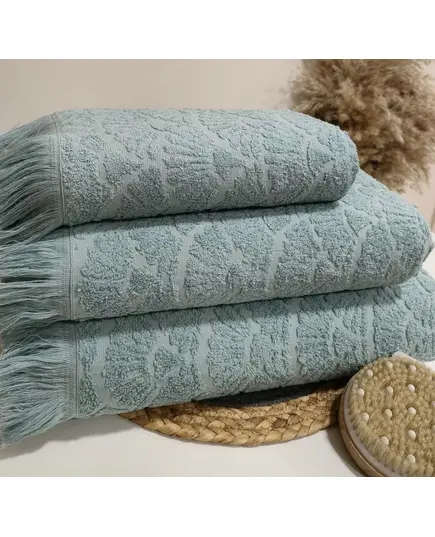 Cleopatra Cotton Towel Set 3 Pieces - B2B - Bath Essentials - Jacquar Dina - Tijarahub