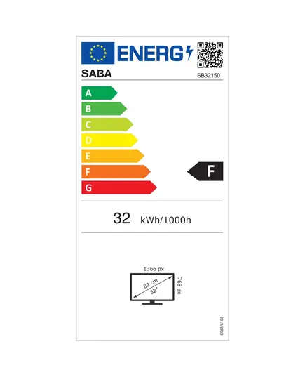 تلفزيون أندرويد ذكي LED عالي الوضوح 32 بوصة HD - B2B - إلكترونيات - SABA - تجارة هب