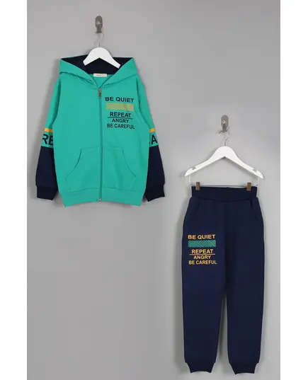 Boy's Sweat Suit Printed Set Multicolored- Wholesale - Kids Clothing - Barmy Kids TijaraHub