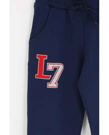 بدلة رياضية ولادي L7 طقم مطرز متعدد الألوان - جملة - ملابس أطفال - Barmy Kids تجارة هب
