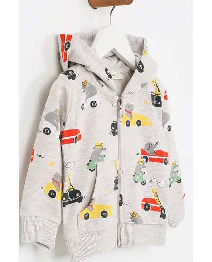 Boy's Sweat Suit Car Printed Set Multicolored- Wholesale - Kids Clothing - Barmy Kids TijaraHub