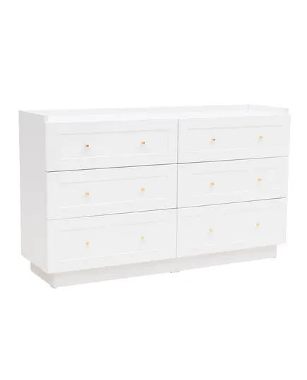 HENRY 6 Drawers Dresser - White – Buy in Bulk – Turkish Furniture – Zenio Mobilya - TijaraHub