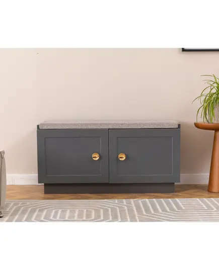 HENRY Bank Cabinet Shoes - Anthracite Cushion – B2B – Turkish Furniture – Zenio Mobilya - TijaraHub