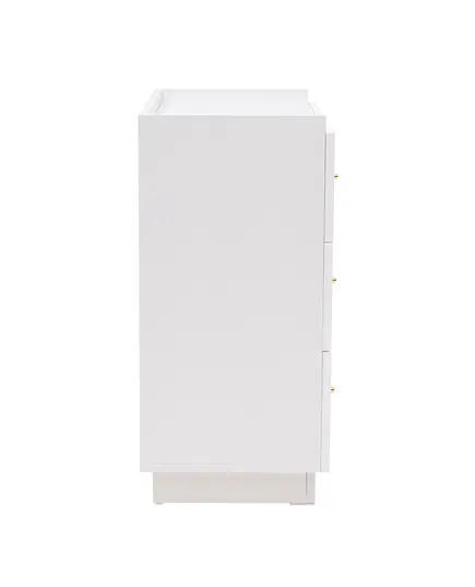 HENRY 3 Drawers Dresser - White – Buy in Bulk – Turkish Furniture – Zenio Mobilya - TijaraHub