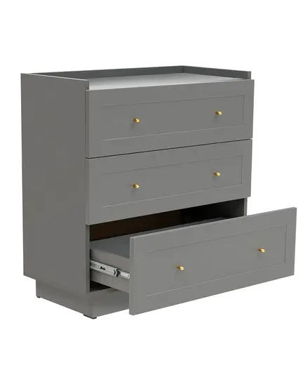 HENRY 3 Drawers Dresser - Anthracite ​– Buy in Bulk – Turkish Furniture – Zenio Mobilya - TijaraHub