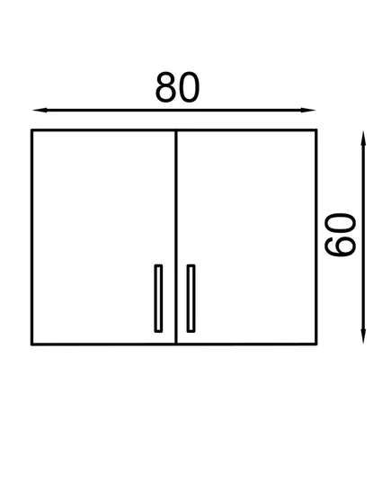 Liten 80 cm Mini Kitchen Top - Kitchen Cabinet – B2B – Turkish Furniture – Zenio Mobilya​ - TijaraHub