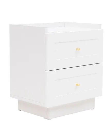 HENRY Nightstand 2 Drawer Combo - L 53 x W 49 x H 17 cm - B2B ​– Turkish Furniture – Zenio Mobilya - TijaraHub