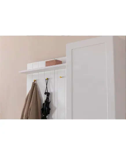HENRY Mid Hallway Wardrobe - White – Buy in Bulk – Turkish Furniture – Zenio Mobilya​ - TijaraHub