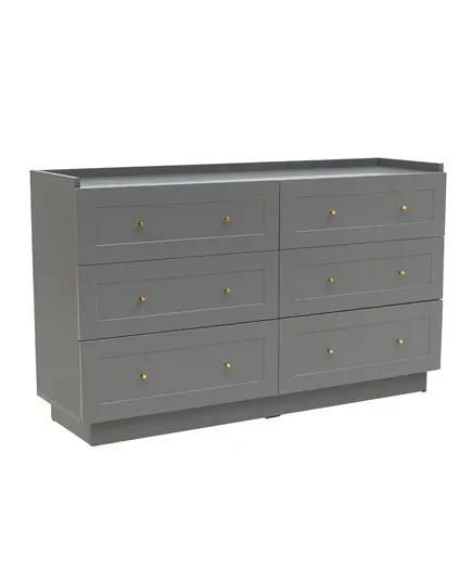 HENRY 6 Drawers Dresser - Anthracite ​– Buy in Bulk – Turkish Furniture – Zenio Mobilya - TijaraHub